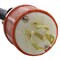 Ac Works SOOW; Cold Weather Extension Cord, 10 AWG, Indoor/Outdoor, 10/5, 1 Outlets, L21-30R, Black, Rubber L2130PR-100 - alternate 3